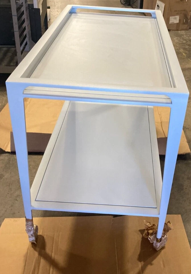 Carrinho de servir console marrom Jordan Still 3899-2448-SO cor branca - Imagem 2 de 4