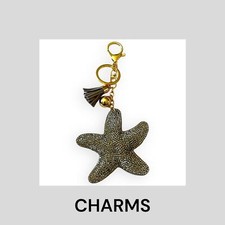 Starfish Purse Charm or Keychain