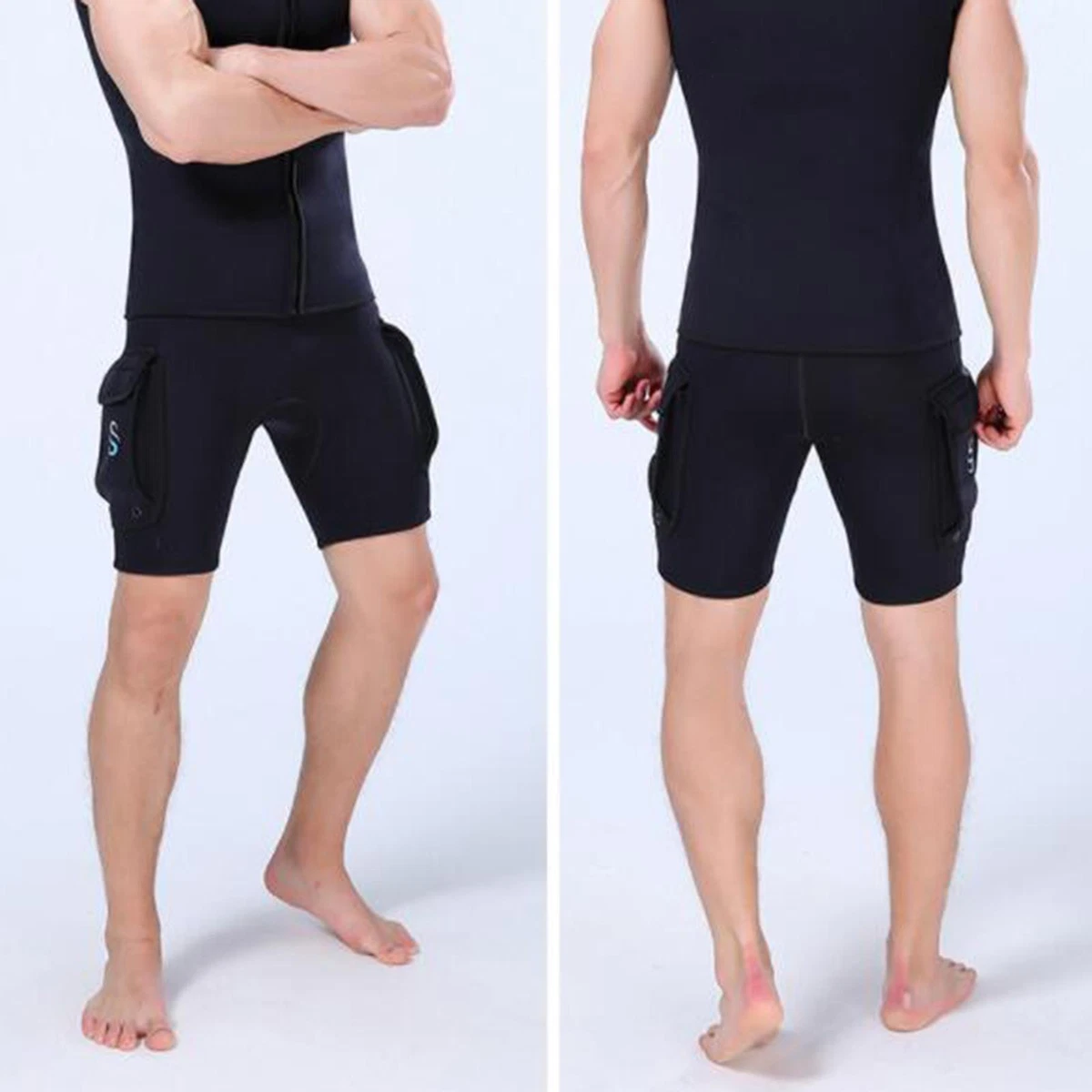 Neoprene wetsuit shop shorts mens