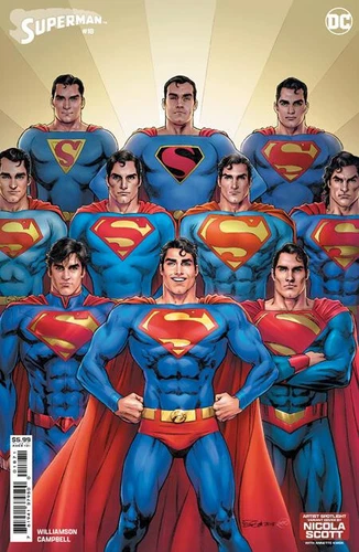 SUPERMAN #18 (NICOLA SCOTT VARIANT)(2024) COMIC BOOK ~ DC COMICS