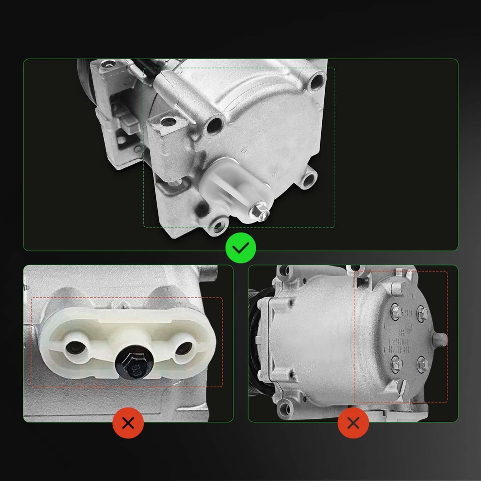 Compressor CA com embreagem para Ford Explorer Ranger F-100 Ranger Mazda B3000 B4000 - Imagem 2 de 4