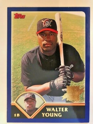 MLB - 2002 Topps 1st Year Card Walter Young - Pirates | eBay
