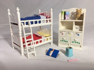 sylvanian childrens bedroom furniture