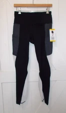 NWT Active Life Workout Exercise Leggings Women's M Mesh Panels Pockets