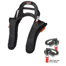 Large 20 deg Hans Device III w quick click sliding tethers,Simpson,Stilo,Bell 3