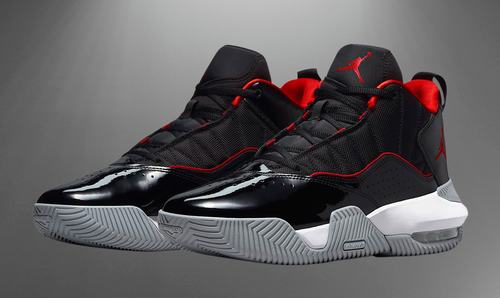 black red and white jordan shoes