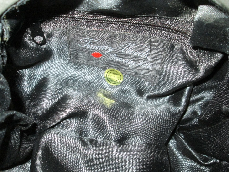 BOLSO DE HOMBRO TIMMY WOODS PLATA MADERA LIBÉLULA ¡NUEVO CON ETIQUETAS! USADO COMO EXHIBICIÓN ¡EXCELENTE ESTADO! Foto 3 de 4