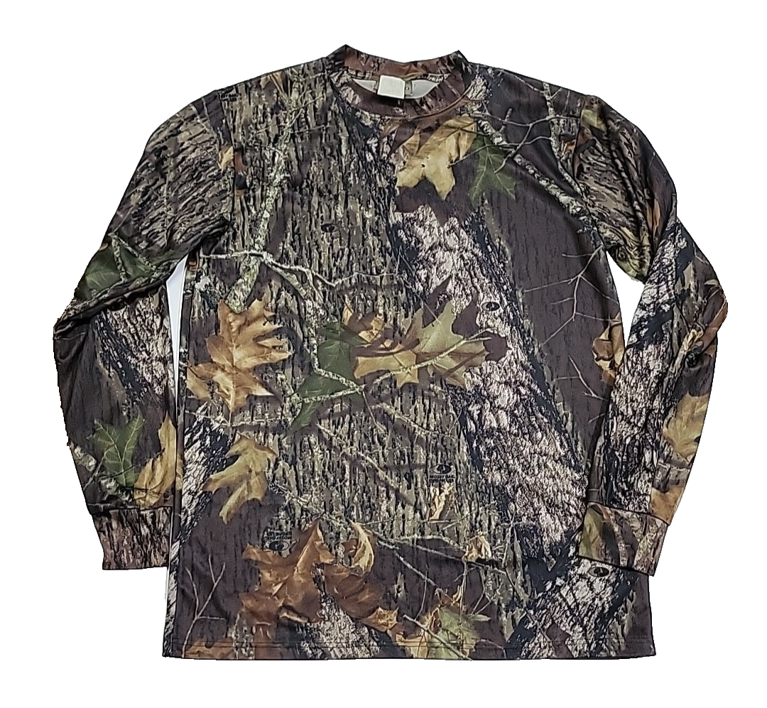 Vintage Jerzees Mossy Oak Break-Up Camo Hunting Sweatshirt Men Large Made  In USA