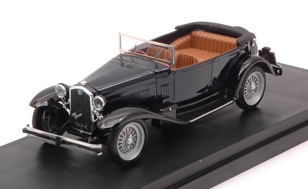 Rio 1/43 Epoche Alfa Romeo 1750 Torpedo 1930 Blau Statisches Modell Diecast-image