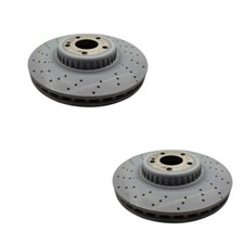 Mercedes-Benz Genuine Brake Discs Pair Vented Front fits S-Class 222 A2224215000