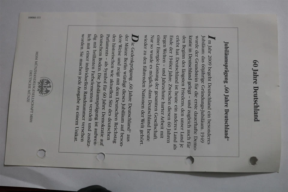 🧭 🇩🇪 MEDAGLIA GERMANIA ARGENTO 36mm 60 anni colorata/smaltata con coab56#2... - Immagine 4 di 4