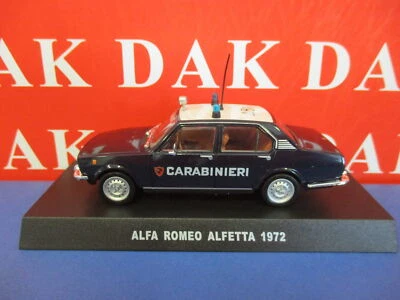 DE AGOSTINI Die cast 1/43 Modellino Auto Carabinieri Alfa Romeo Alfetta 1972
