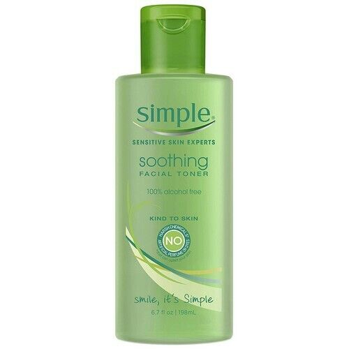 Simple Kind To Skin Soothing Facial Toner Bottle Sensitive Skin Experts 200ml - Picture 1 of 1