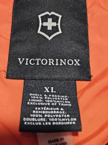 VICTORINOX Jacket Mens XL Button Up ,shell And Padding Polyester,lining :nylon - Picture 6 of 10