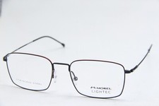 NEW MOREL LIGHTEC 30206L NR01 GUNMETAL RED AUTHENTIC EYEGLASSES 53-18