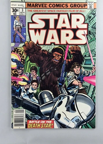 Star Wars #3 VF+ 1st Print (1977 Marvel) A New Hope Vader Skywalker