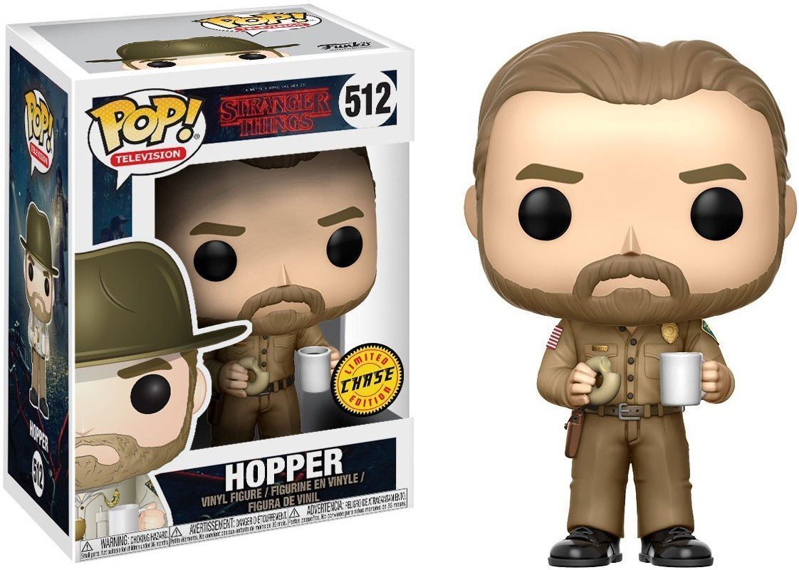Sheriff Hopper Chase Stranger Things Netflix POP! Television #512