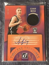 Dzanan Musa 2018-19 Donruss Timeless Treasures Auto /99
