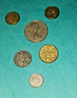 Lot of 6 Rare AUSTRALIA $2, $1, 5 Pence, .50c, 10c coins + Bonus $100 FRANCS — photo 3