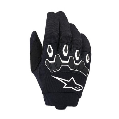 Alpinestars Jugend & Kinder Full Bore V2 MX Handschuhe schwarz weiß Motocross Offroad