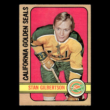 Stan Gilbertson #70 1972 O-Pee-Chee California Golden Seals Hockey Card NHL EX