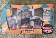 2023 Topps Series 1 Baseball Super Box Sealed 10 Packs - Damaged Outer Box