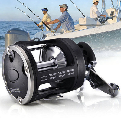 Right Hand Saltwater Fishing Reels Casting Sea Fishing Reel Trolling Reel Round