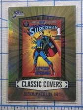 Fleer Brilliants - Superman #233 1971 CC-5 - Classic Covers - DC Comics Card