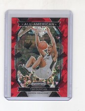 2024 Red Ice Tim Duncan All American #25 Prizm Demon Deacons