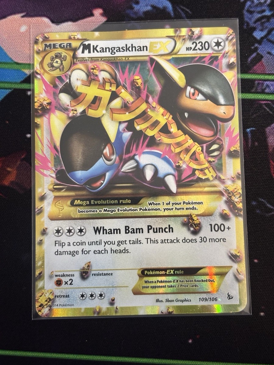 m/mega kangaskhan pokemon card xy flashfire holo rare M/Mega Kangaskhan (79/106) main image 0