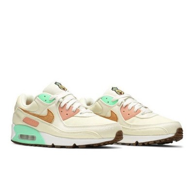 Nike Air Max 90 LX Coconut Milk Happy Pineapple DC5211-100 Women Size 5