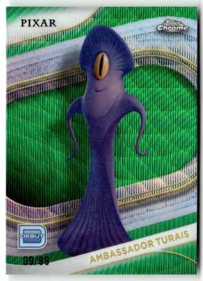 Topps Disney Chrome 2025 No 137 Ambassador Turais Debut Green Wave 9/99