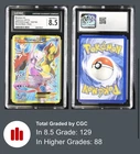 Mewtwo EX (163 Secret Full Art) 163/162 Breakthrough Holo 2015 CGC 8.5 NM/MINT+