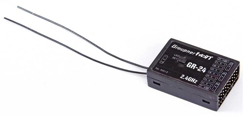 Graupner GR-24 2,4GHZ HOTT 12Kanal EMPFÄNGER / 33512 - Bild 2 von 3