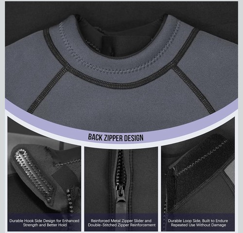 Wetsuit Women 3/2mm Neoprene – Plus Size & Tall - Picture 5 of 6