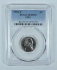 1994-P Jefferson Nickel SMS SP69 FS PCGS Blue Label