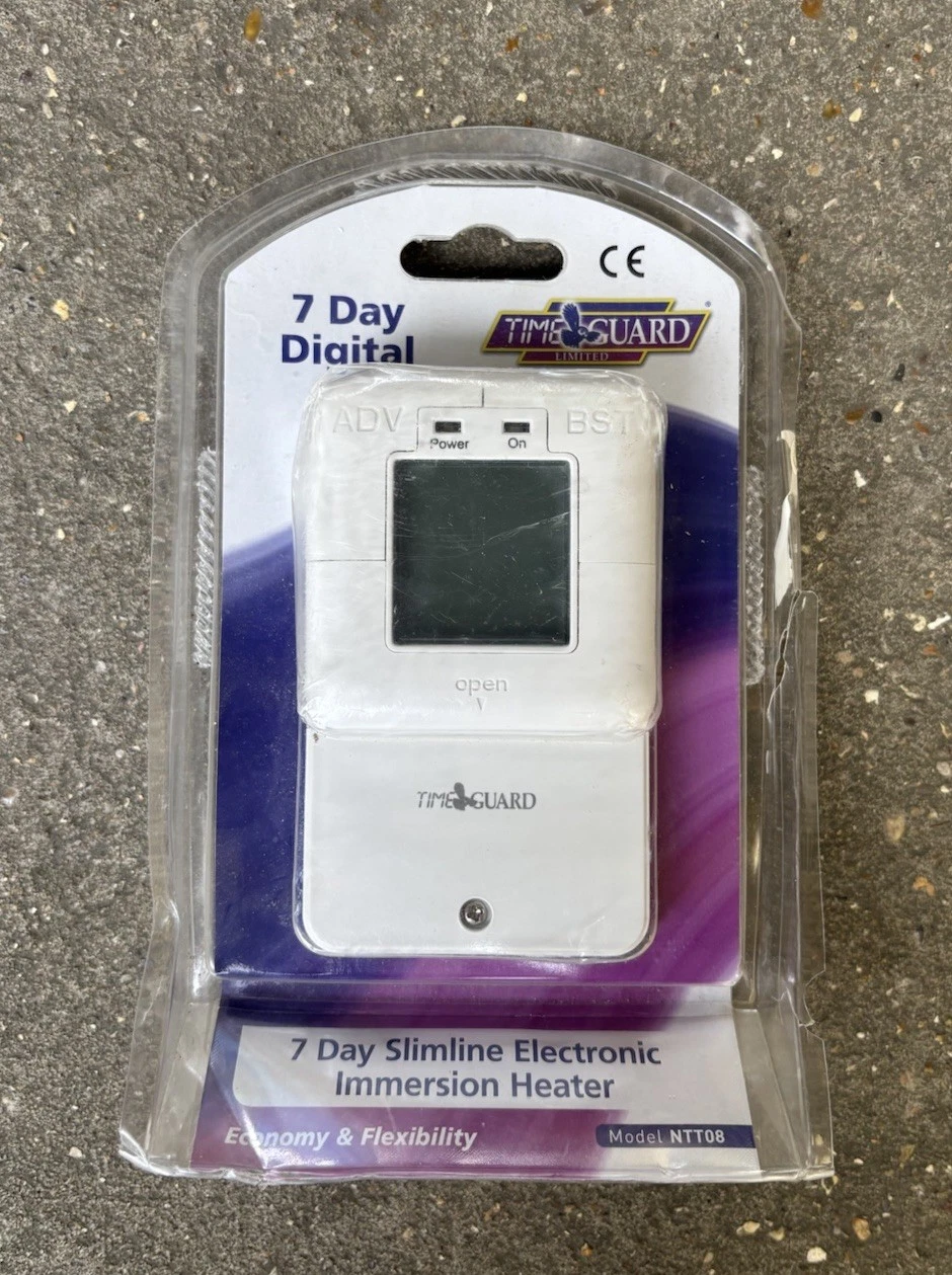 Timeguard NTT08 7 Day Slimline Electronic Immersion Heater Timer New Sealed
Opens in a new window or