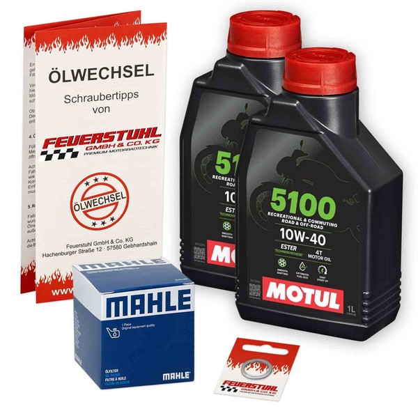 Honda ADV 350 (NF13) 22-23, Motul 10W40 Ester ÖL + Mahle ÖLfilter, MotoröL Set-image