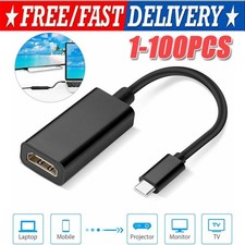 USB-C Type C To HDMI Adapter USB3.1 Cable For MHL Android Phone Tablet Black Lot