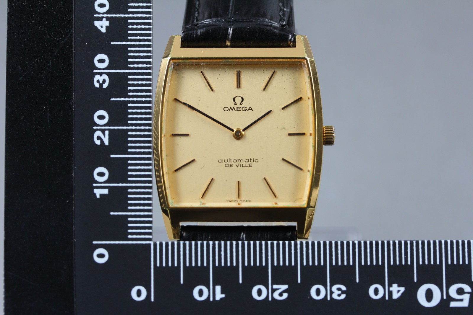 Vintage 1973 OMEGA DE VILLE 151.780 Cal.711 Men's Automatic Watch 30mm 24J Gold image 3