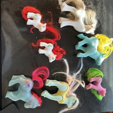 Lot Of 7 Vintage My Little Pony Hasbro From 1984-1989 Generation One G1
