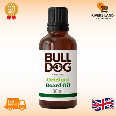BRANDED Bulldog Mens Skincare and Grooming Original Beard Oil 30 ml Beard Oil for Men UK
