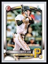 2025 Bowman #BP-41 Mitch Jebb 1st Prospects RC Pittsburgh Pirates
