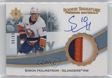 2023-24 Upper Deck Ultimate Collection 2023-24 Update /65 Simon Holmstrom Auto