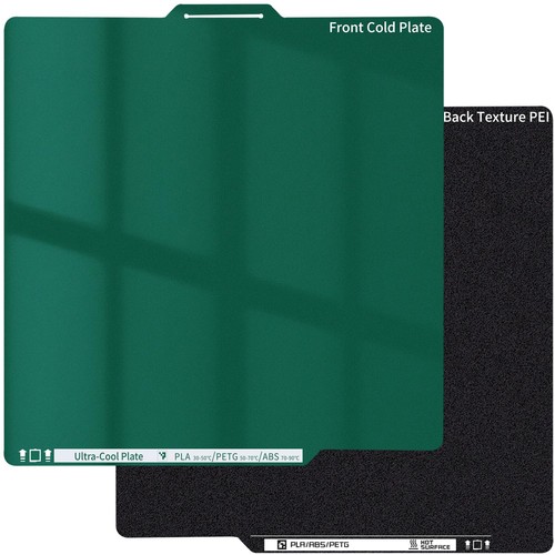 Cool Plate PEI Sheet For Bambu Lab X2D/X1E/X1C/P2S/P1S/P1P/A1 3D Printer