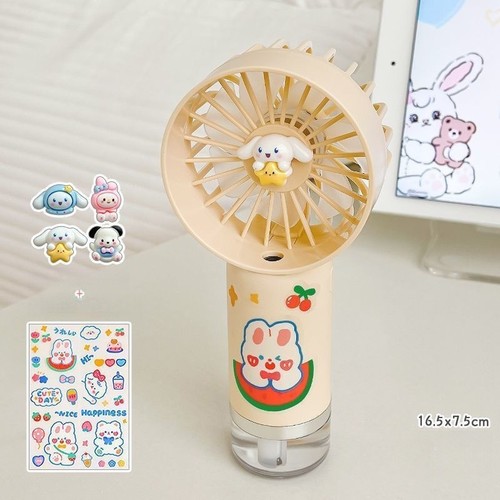 Portable Misting Fan Handheld Person Mister Fan Battery Operated Water Mist Fa a - Afbeelding 18 van 23