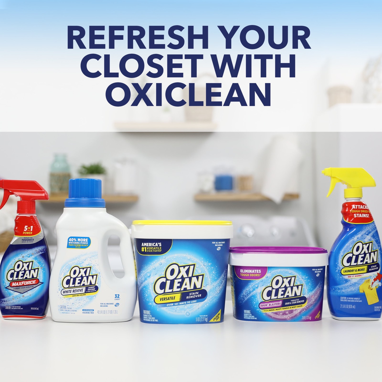 OxiClean Versatile Home and Laundry Stain Remover Powder, 1.77 lb