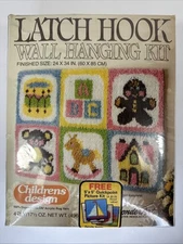 Vintage Wonderart Latch Hook Kit Babyland 4860 Sealed NIB Large 24"x34"