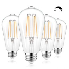 LED Light Bulbs Dimmable Vintage Edison Bulb, E26 LED Bulb 60W Equivalent 720...