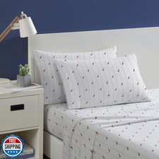 Nautica- Full Size Sheet Set, Crisp and Tailored Cooling Sheets w